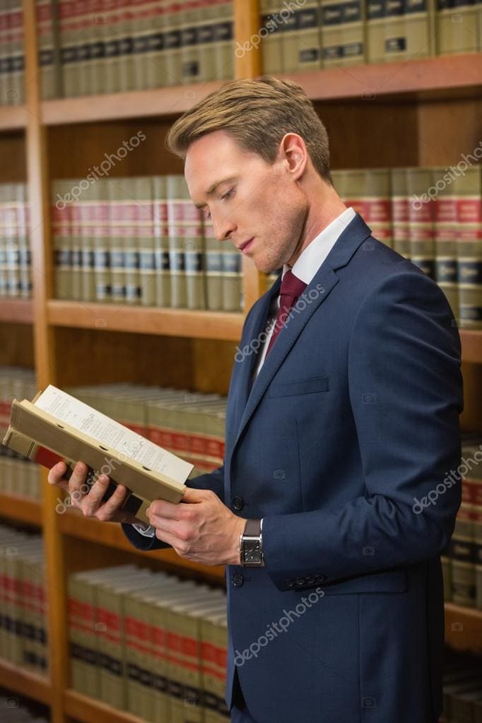 depositphotos 65283029 stock photo handsome lawyer in the law